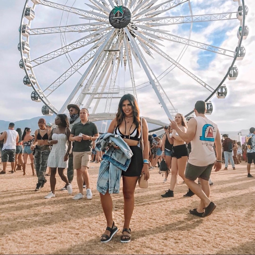 Striped Crotchet Halter Top